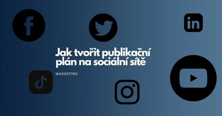publikační plán sociální sítě