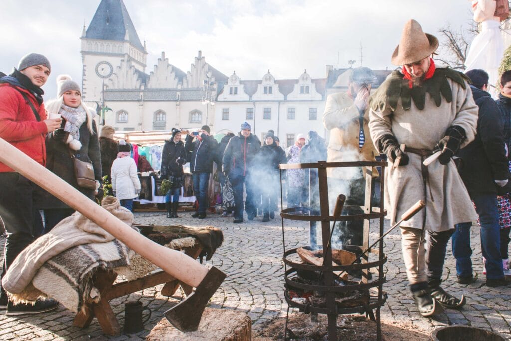 Husitské vánoční trhy v Táboře