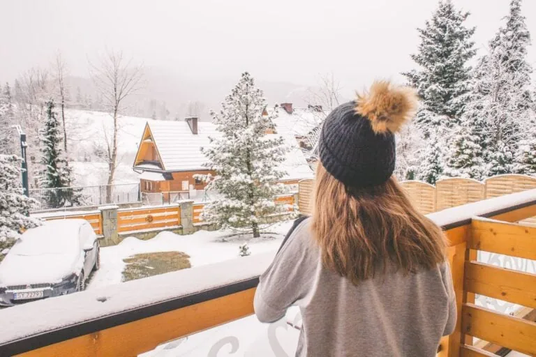 Pohled z kouzelné vilky v Zakopane