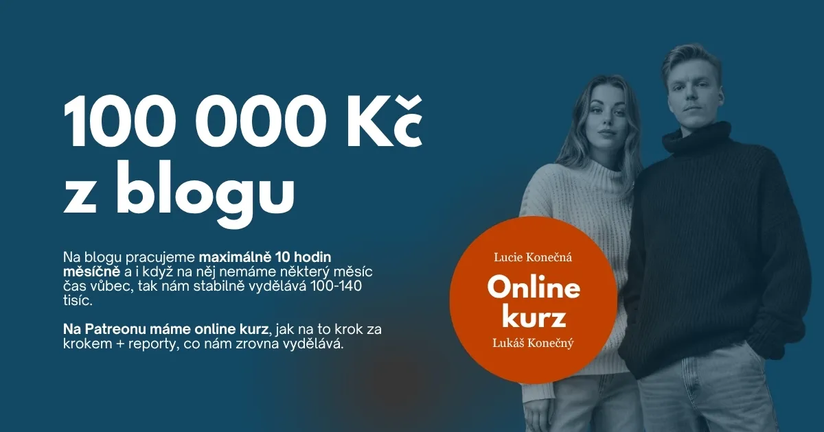 100 000 Kč z blogu