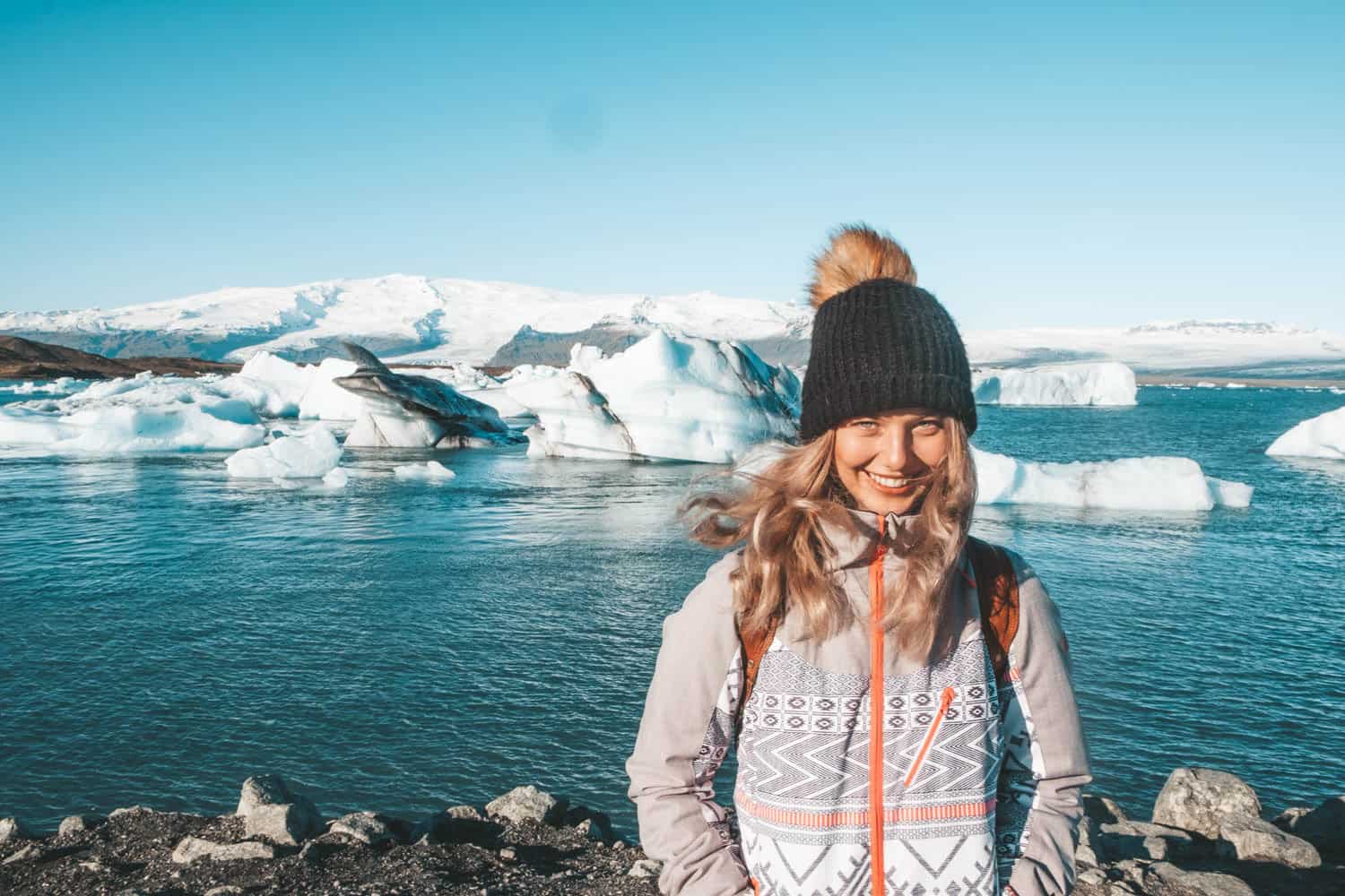 Jokulsarlon, ledovcové jezero
