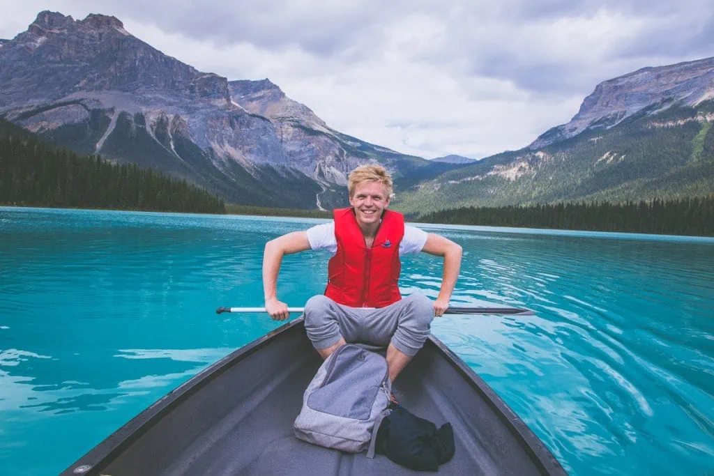 Emerald Lake v západní Kanadě