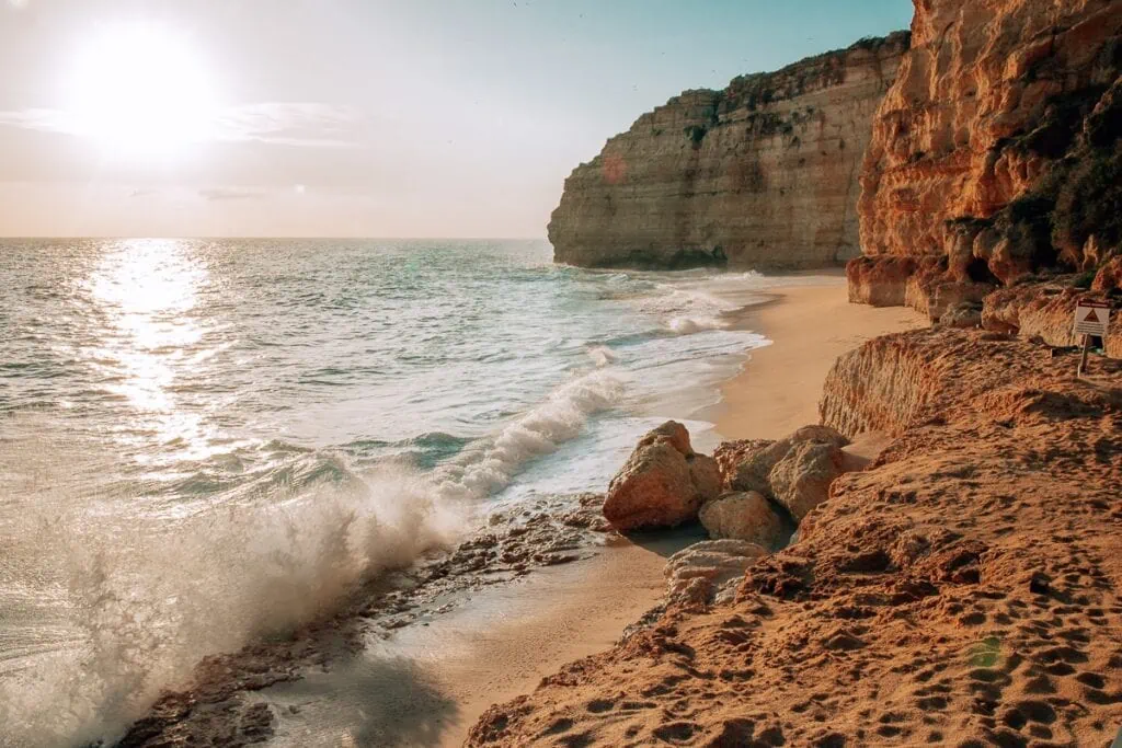 Pláž v Portugalsku Praia do Vale Centeanes