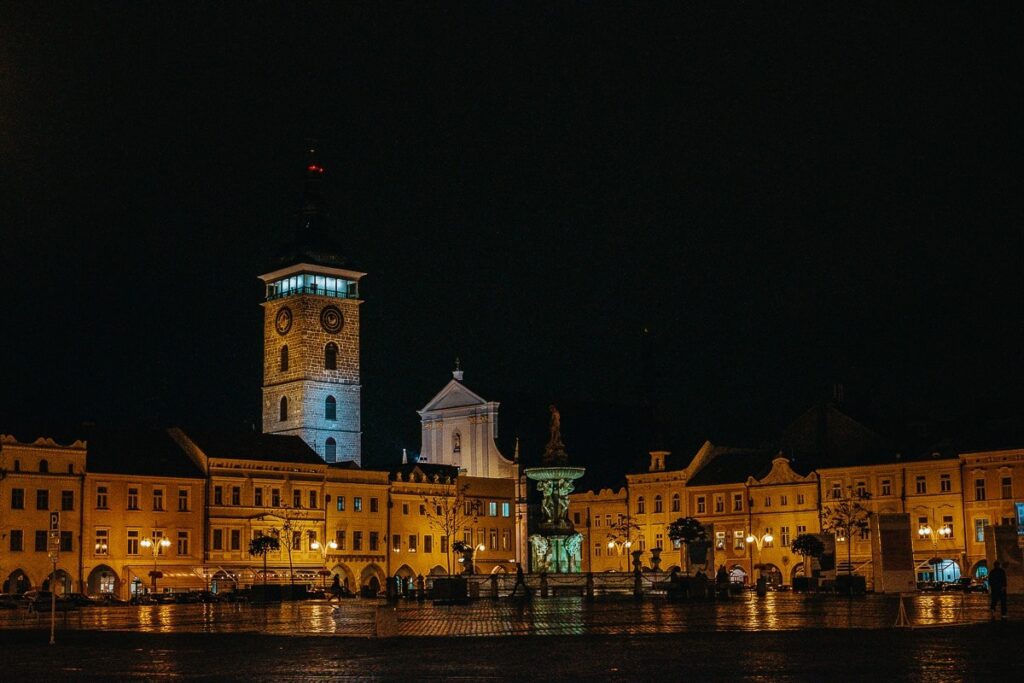 Noční České Budějovice