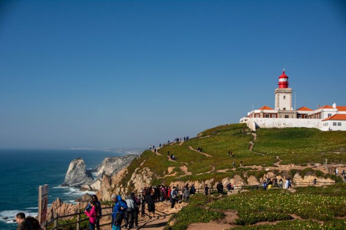 Cabo da Roca is the westernmost tip of Portugal and Europe.  