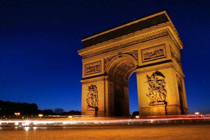The Arc de Triomphe is also one of the things to see in Paris