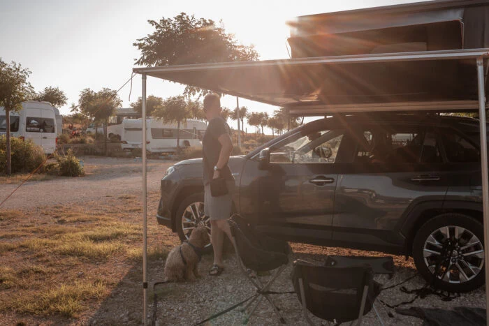 Con la tenda sul tetto dell'auto abbiamo attraversato Austria, Croazia, Montenegro, Albania e Grecia