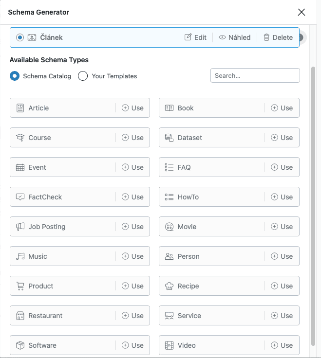 Rank Math: Podrobná recenze SEO pluginu 8 Rank Math Schema Generator