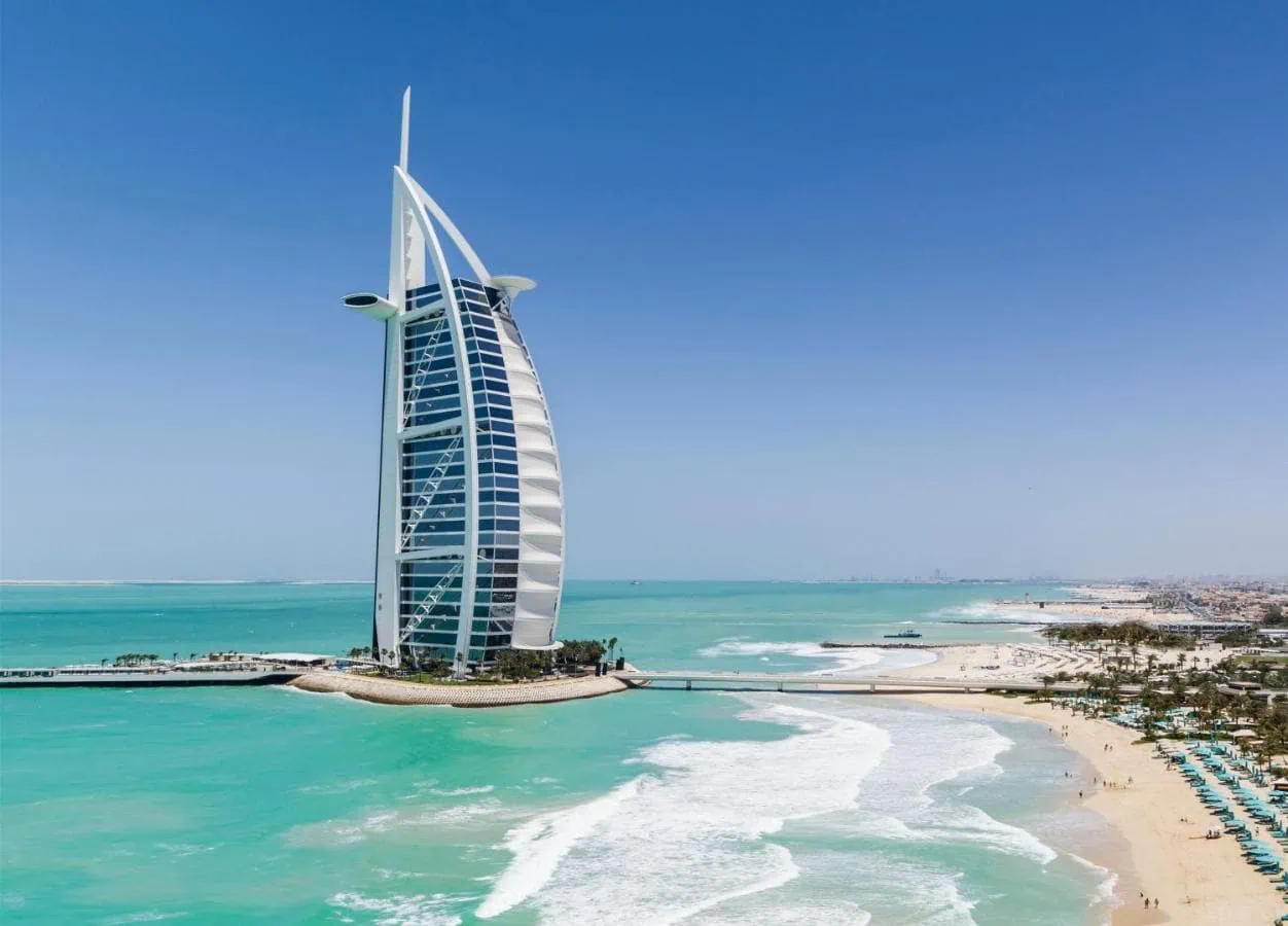 Burj Al Arab en Dubái – el hotel más lujoso