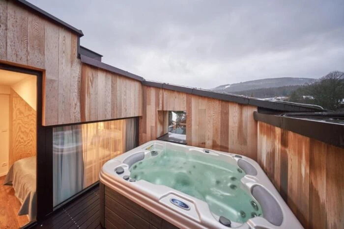 Aparthotel Svatý Vavřinec – wellness s vířivkou v Krkonoších