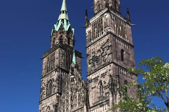 Norimberk památky: Lorenzkirche v Norimberku