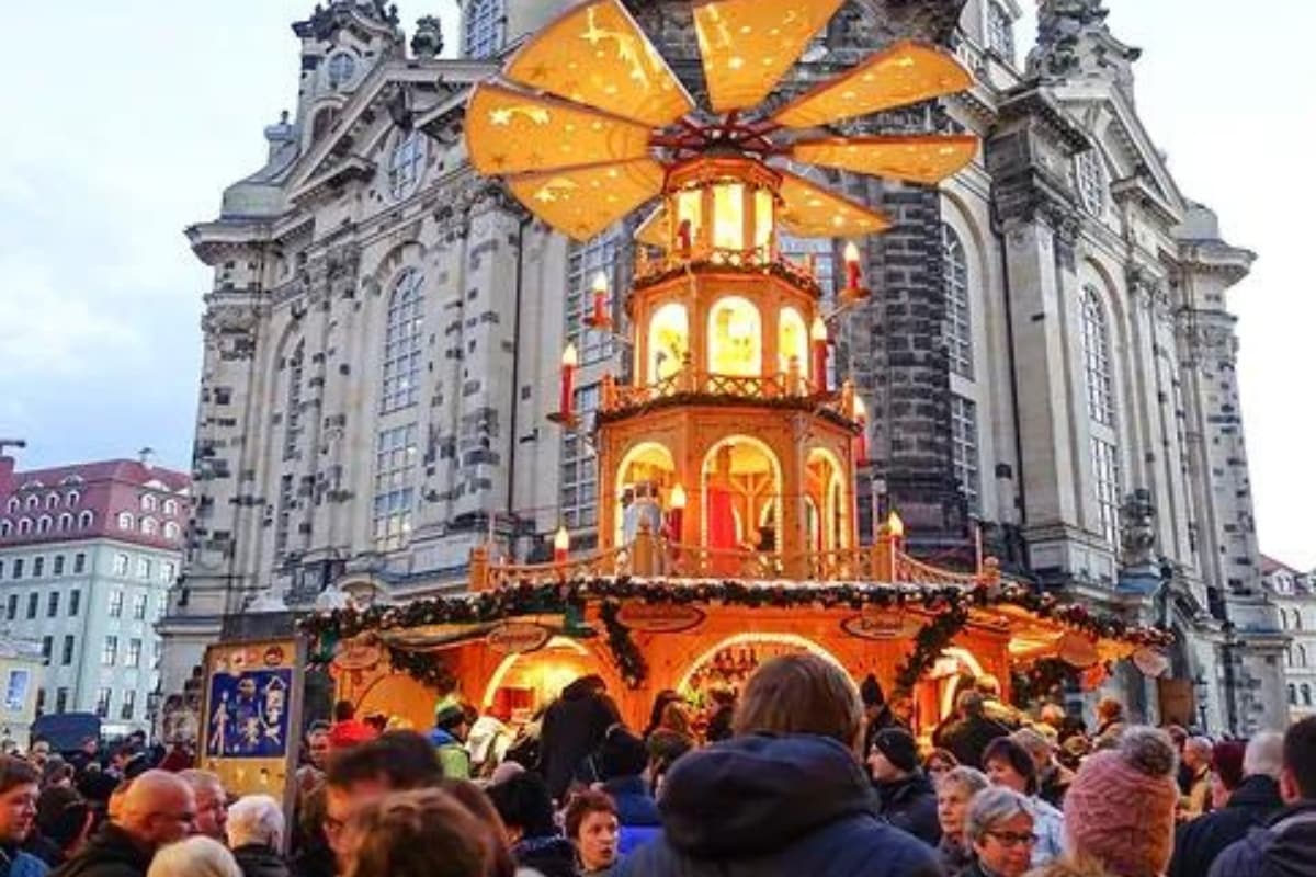 Vánoční trhy u Frauenkirche