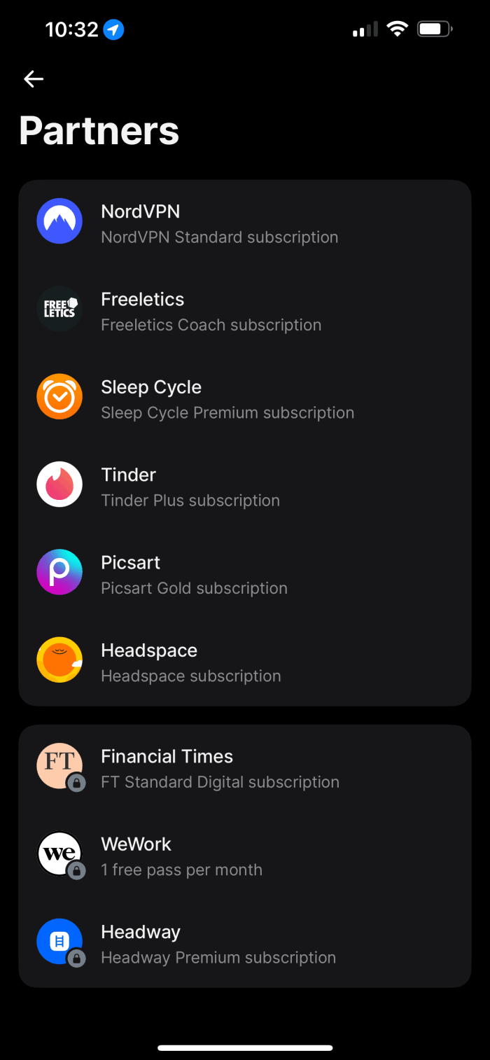 revolut subscriptions
