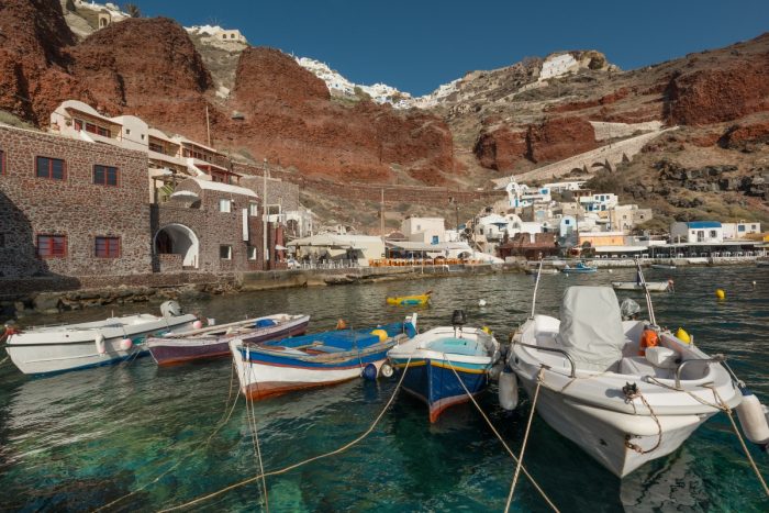 Ammoudi Bay je jedným z najkrajších miest na Santorini