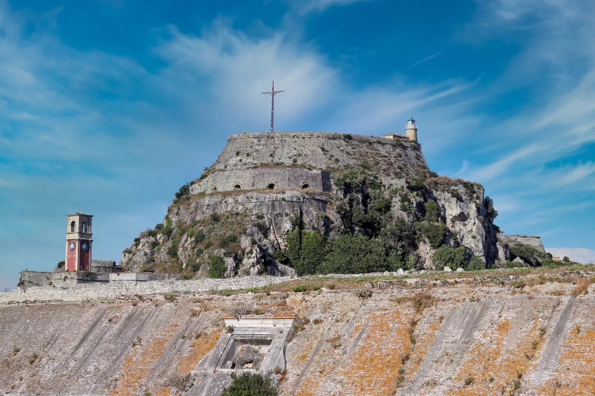 Stará pevnost ve městě Korfu (Kerkyra)