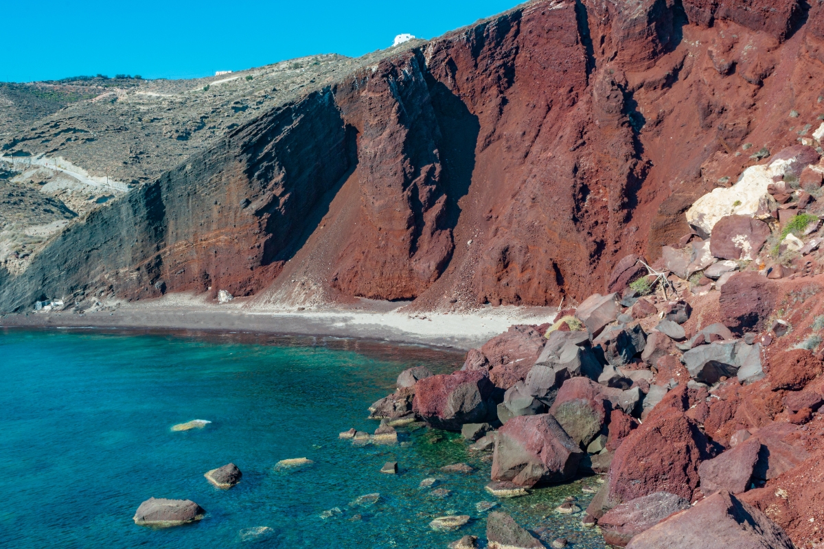 Kokkini Strand auf Santorin