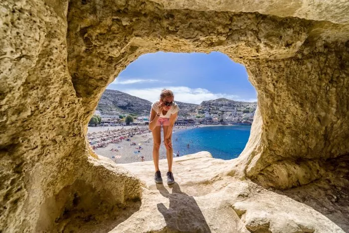 Nejkrásnější pláže na Krétě: Pláž Matala