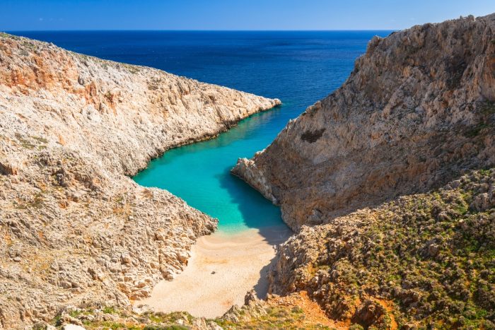 Nejkrásnější pláže na Krétě: Seitan Limania