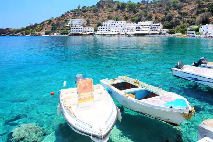 En Creta el agua es cristalina