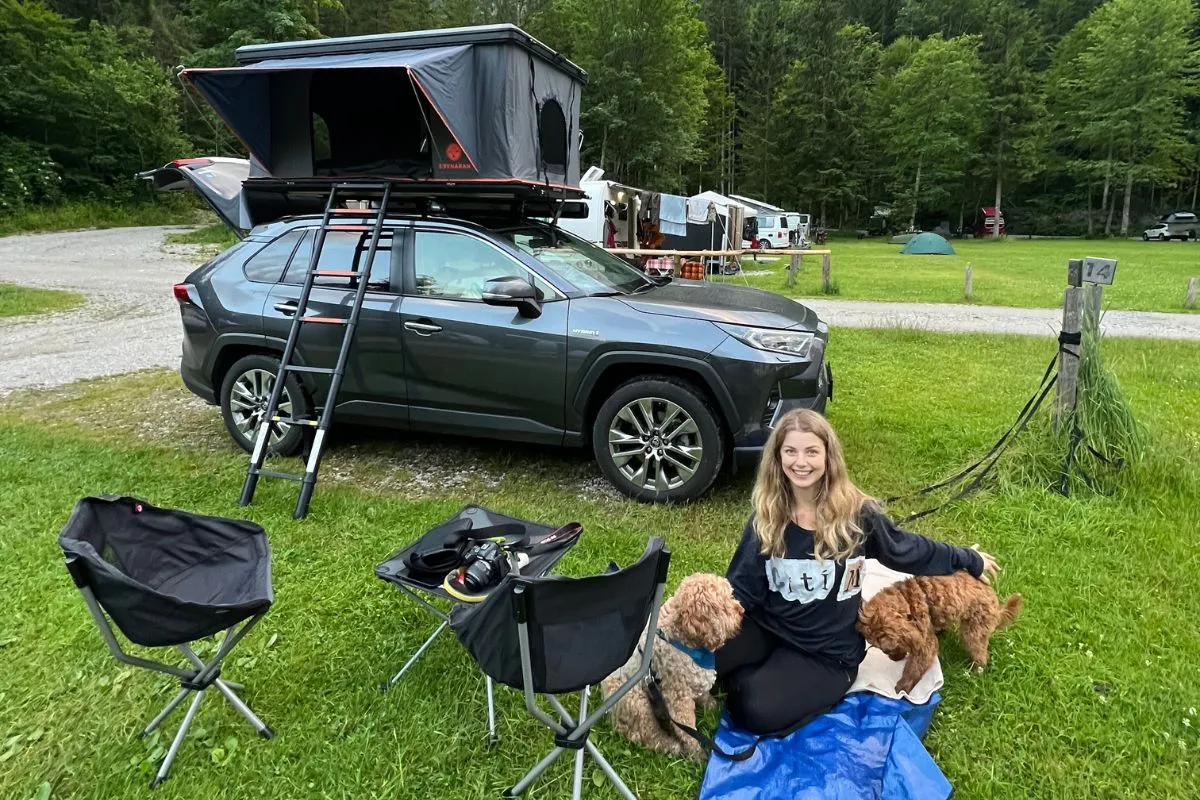 El año pasado viajamos con una tienda en el techo del coche