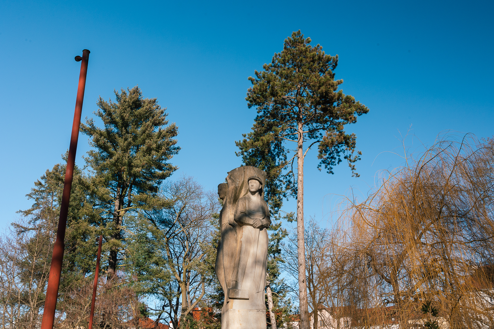 Memorial in Český Krumlov City Park