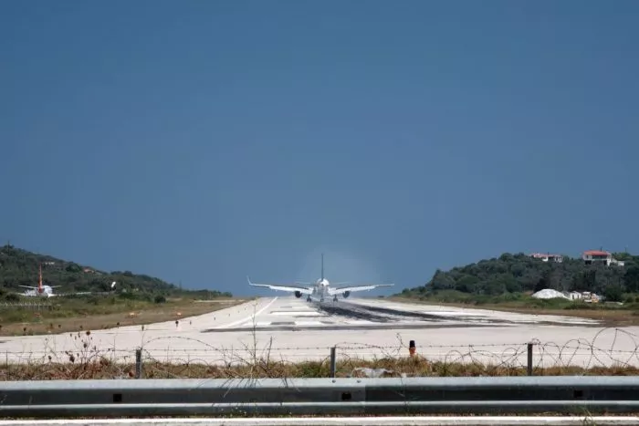 Spotting letadel na Skiathu