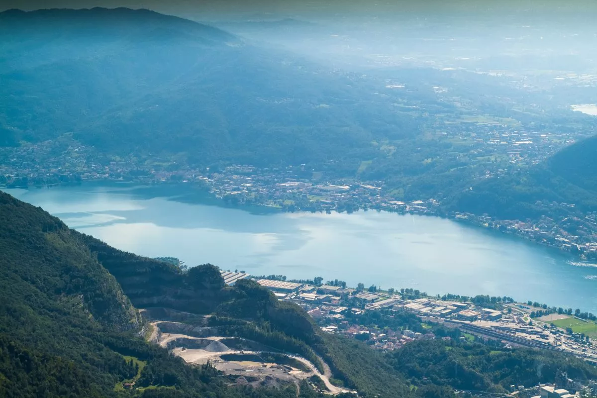 Vistas desde el teleférico Piani d'Erna