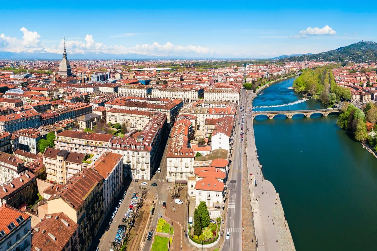 Severoitalské město Turín