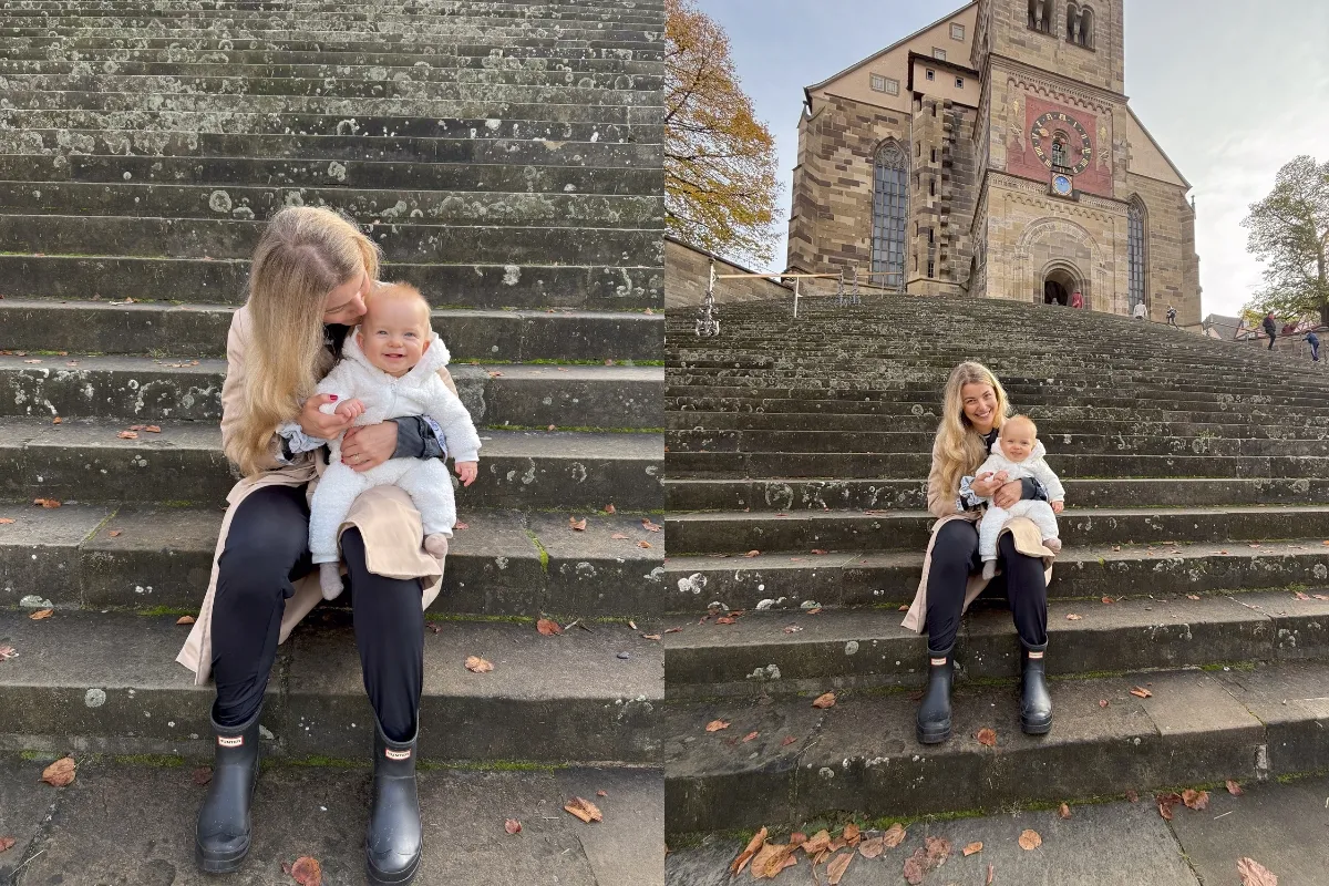 Escalinata frente a la iglesia de San Miguel