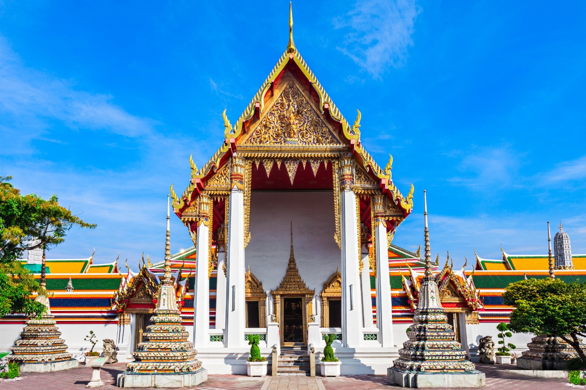 Wat Pho v Bangkoku