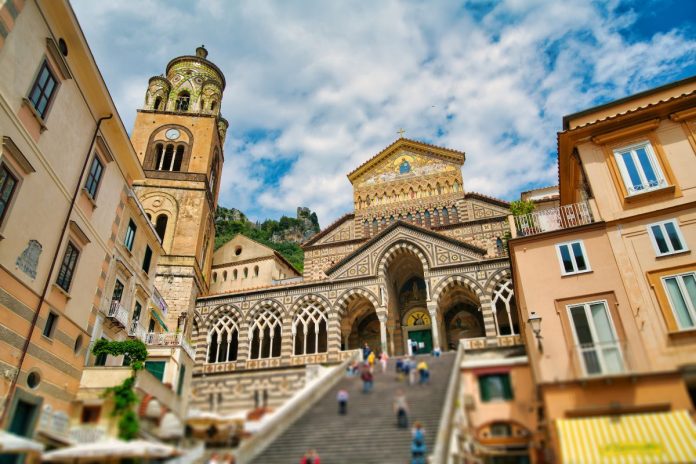 AMALFI ITALY ART PRINT POSTER