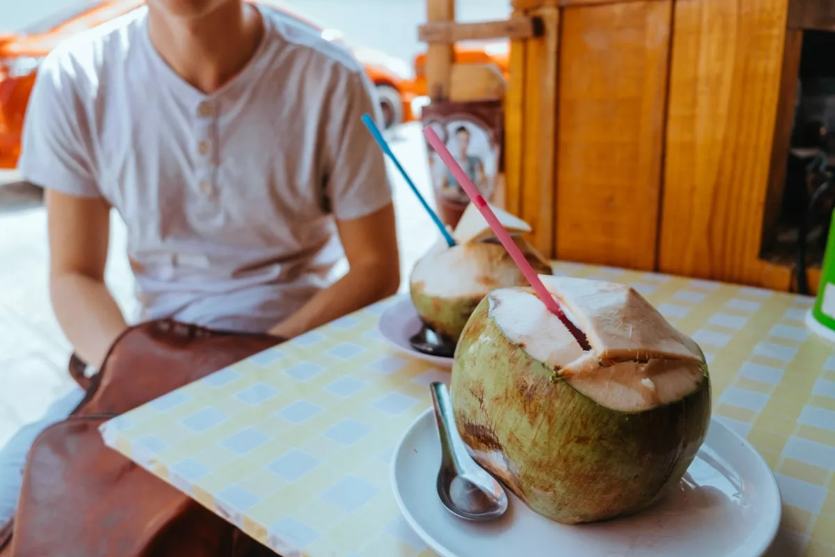 Wat ik altijd zal missen zijn die verse kokosnoten