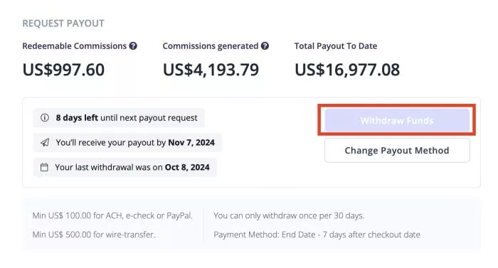 Stay22: Doświadczenie z platformą po roku użytkowania (+400%) 8 stay22 zadost o vyplatu