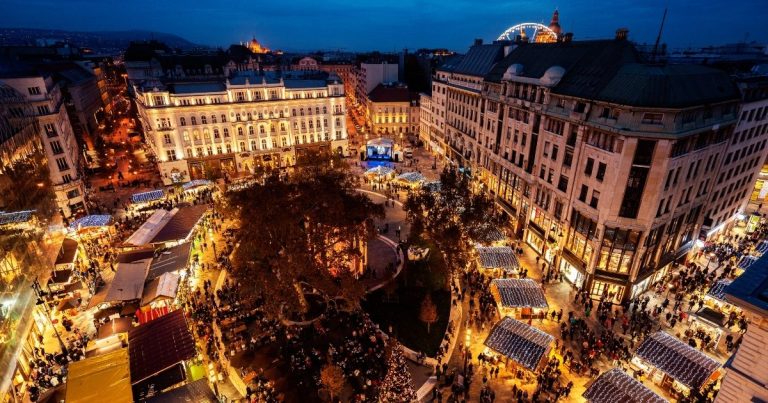 Vánoční trhy: Budapešť