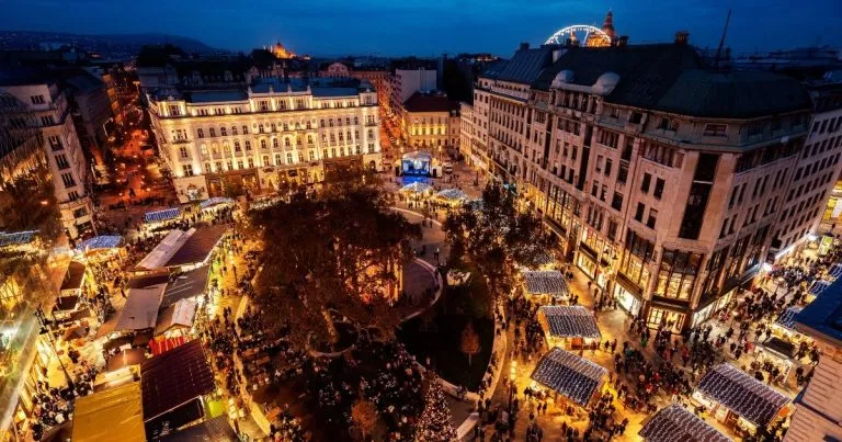 Vánoční trhy: Budapešť