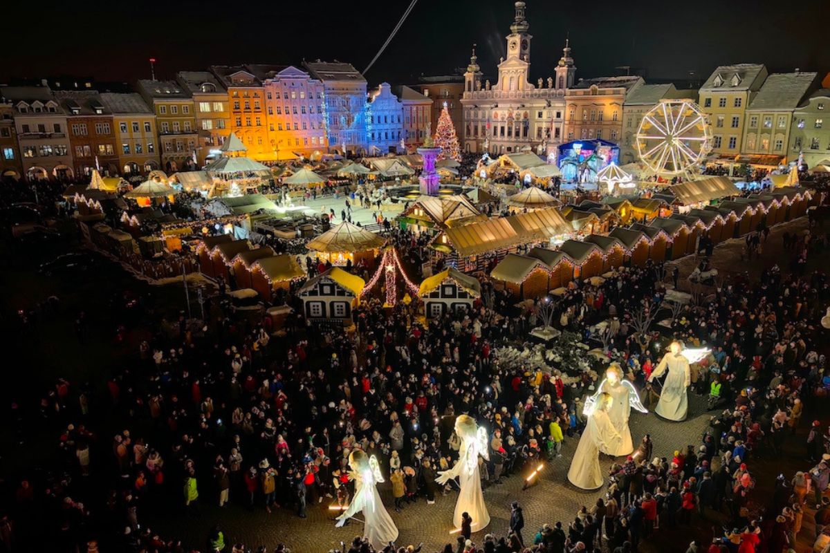 Vánoční trhy na náměstí Přemysla Otakara II.