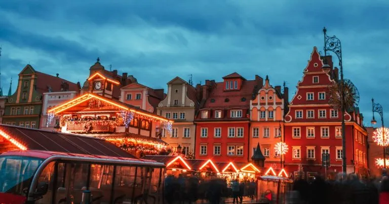 Vánoční trhy v polské Wroclawi
