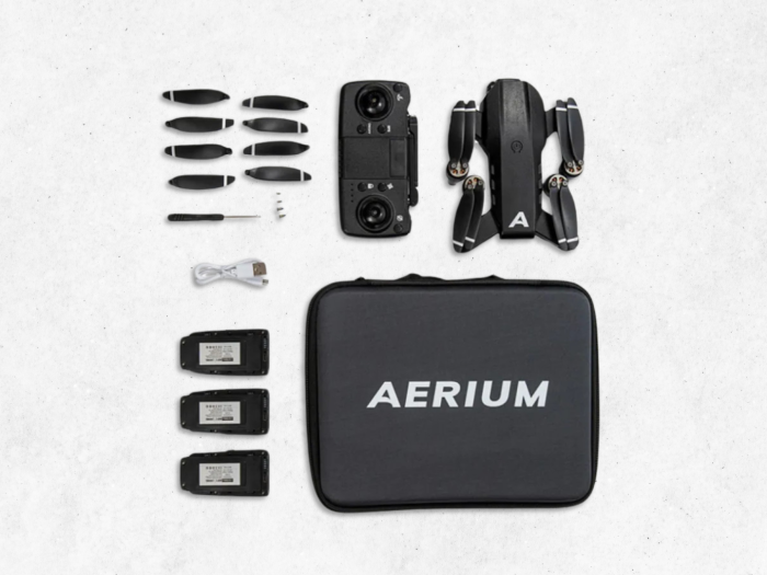 AERIUM R96X 4K Dual Camera GPS obsah baleni