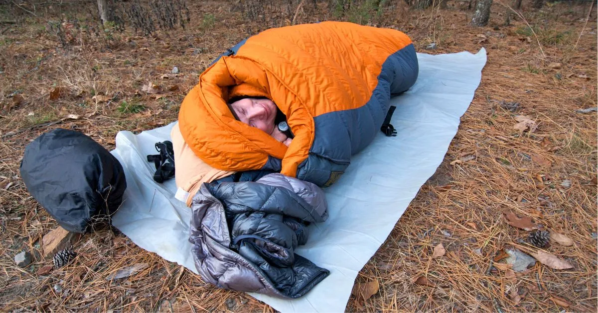 Dormir en un saco de invierno