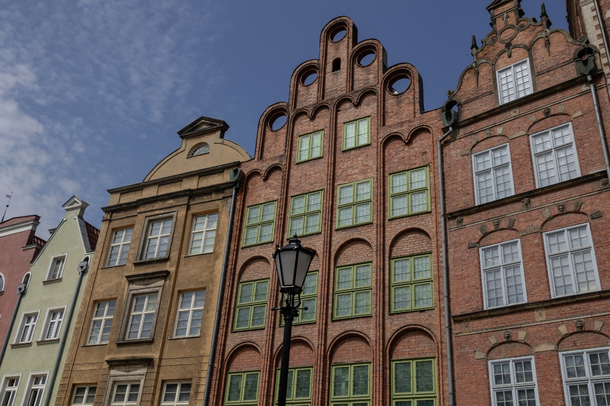 Dovolená v Polsku, přístavní město Gdaňsk. 