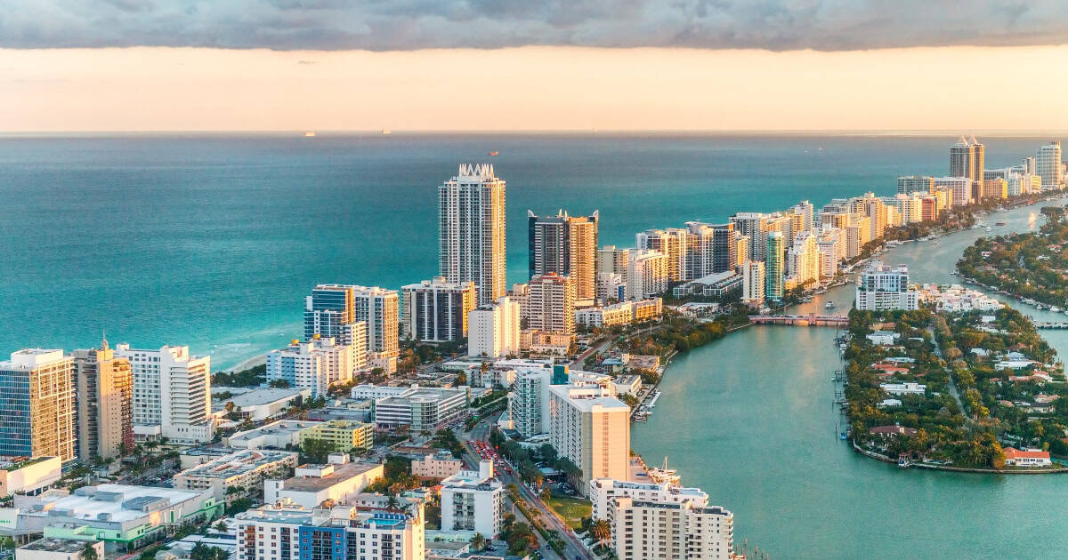 USA Florida 2026: 25 oplevelser, ruter og priser 1 Miami Beach set fra luften i Florida