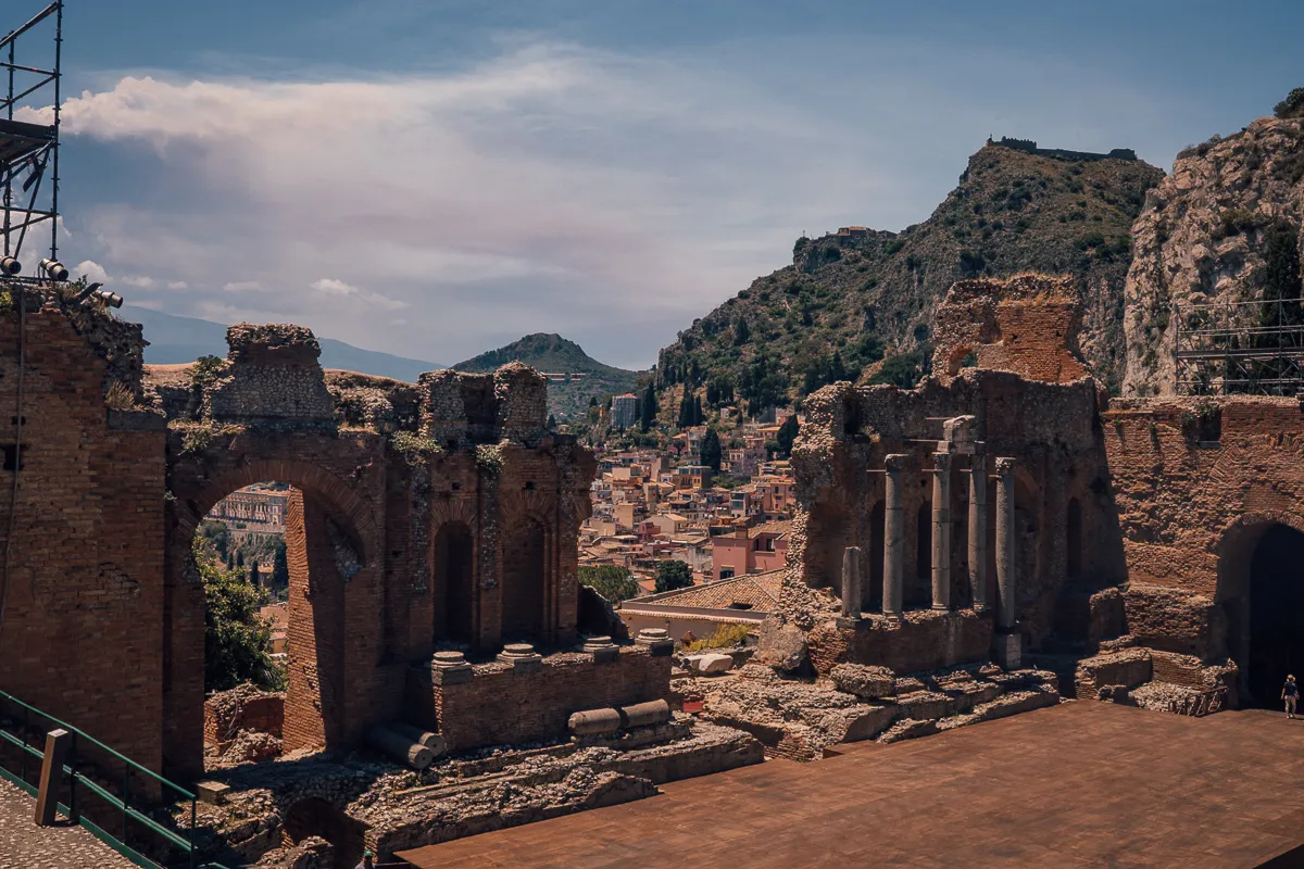 řecké divadlo Taormina