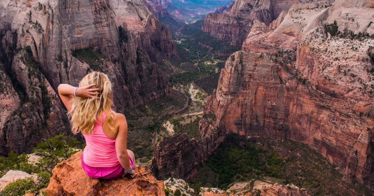 Národní park Zion, Utah: 8 tipů, co vidět a dělat 3 Angels Landing Zion, Utah