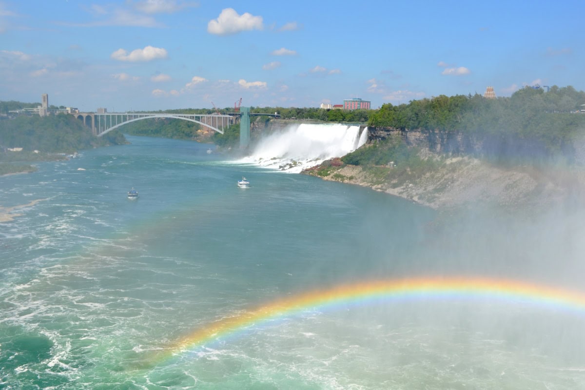 Niagarské vodopády: 19 tipů, co vidět, dělat a na co si dát pozor 7 Po mostě můžete přejít i do USA