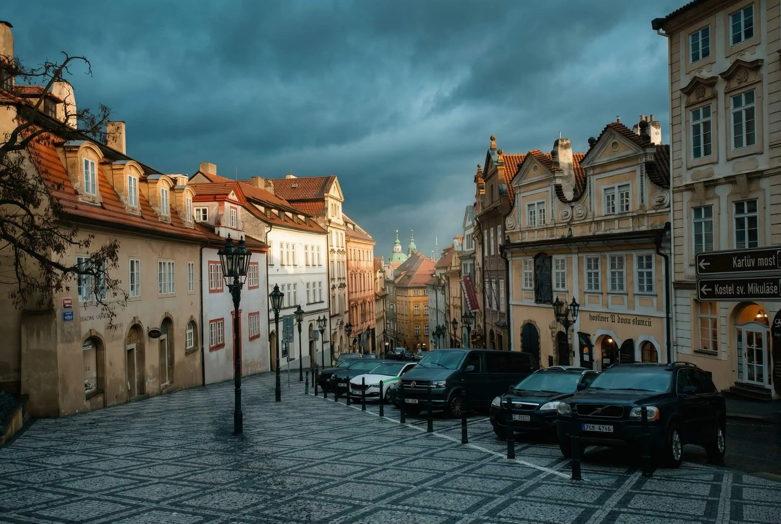Rue Nerudova à Malá Strana, Prague