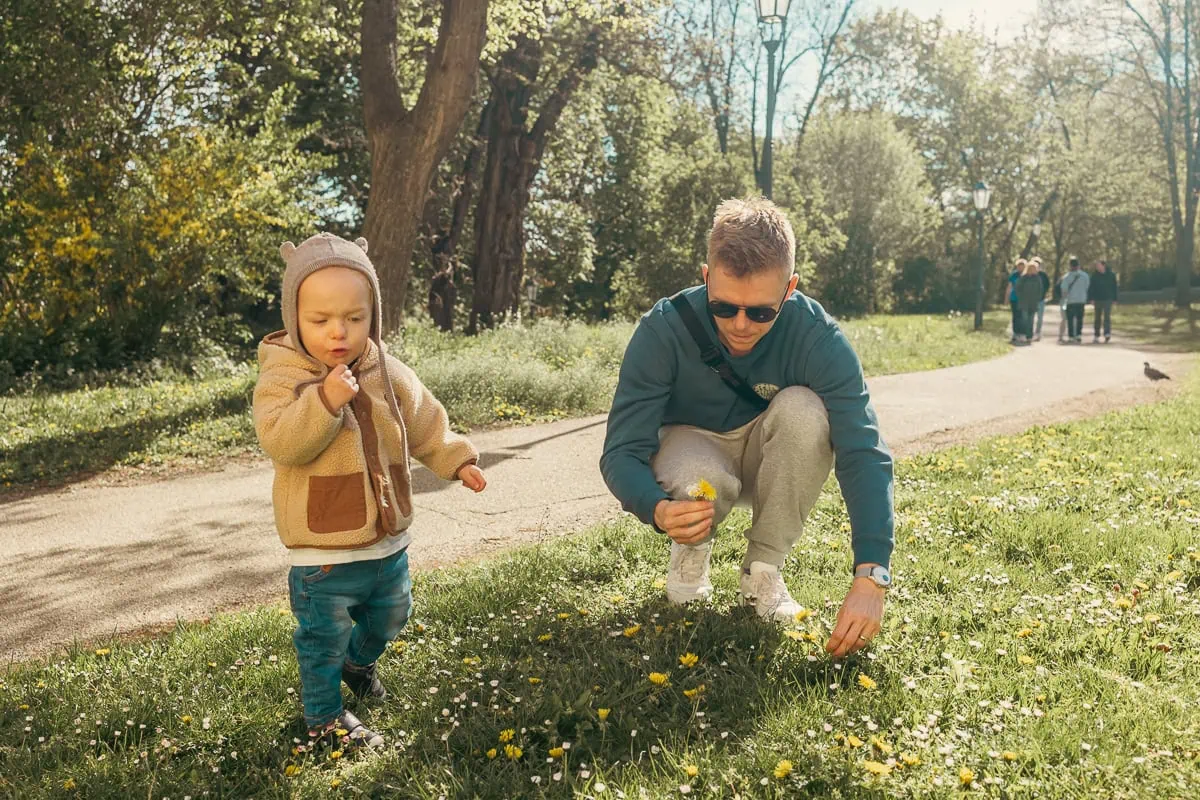 Vyšehrad s malým dítětem 