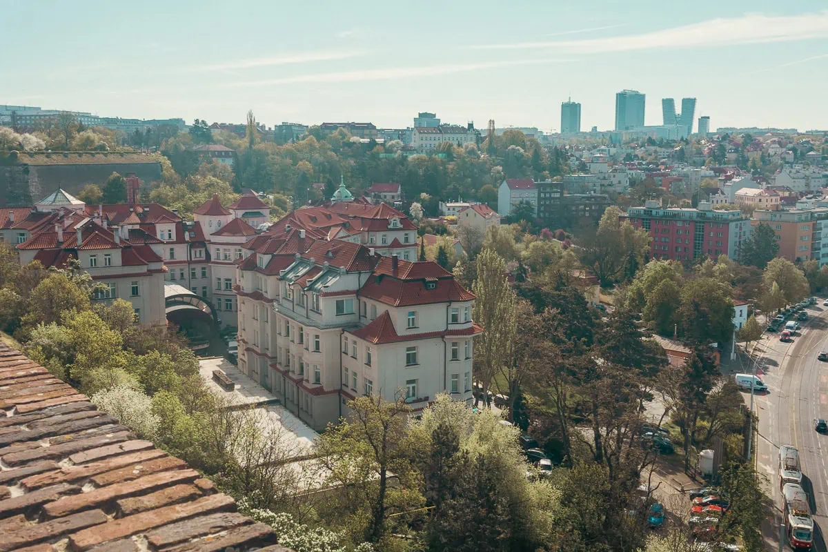 Výhled z Vyšehradu