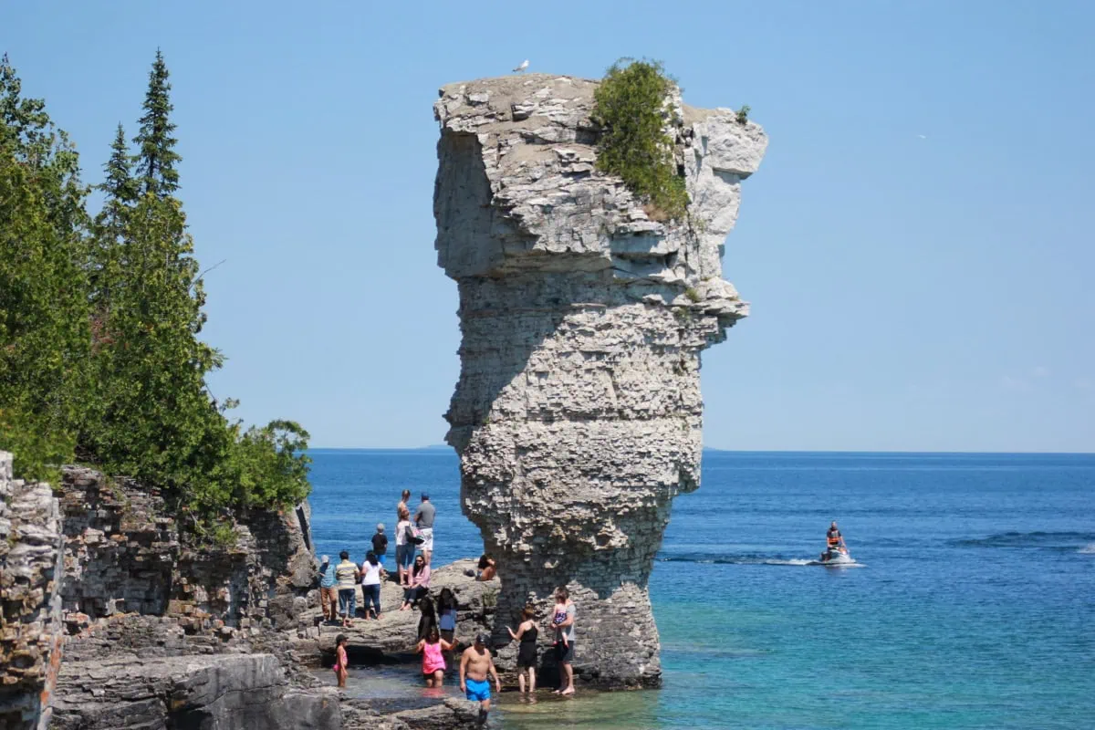 Ontário, Kanada: 35 tipů, co vidět a dělat 17 Flowerpot Island u Tobermory