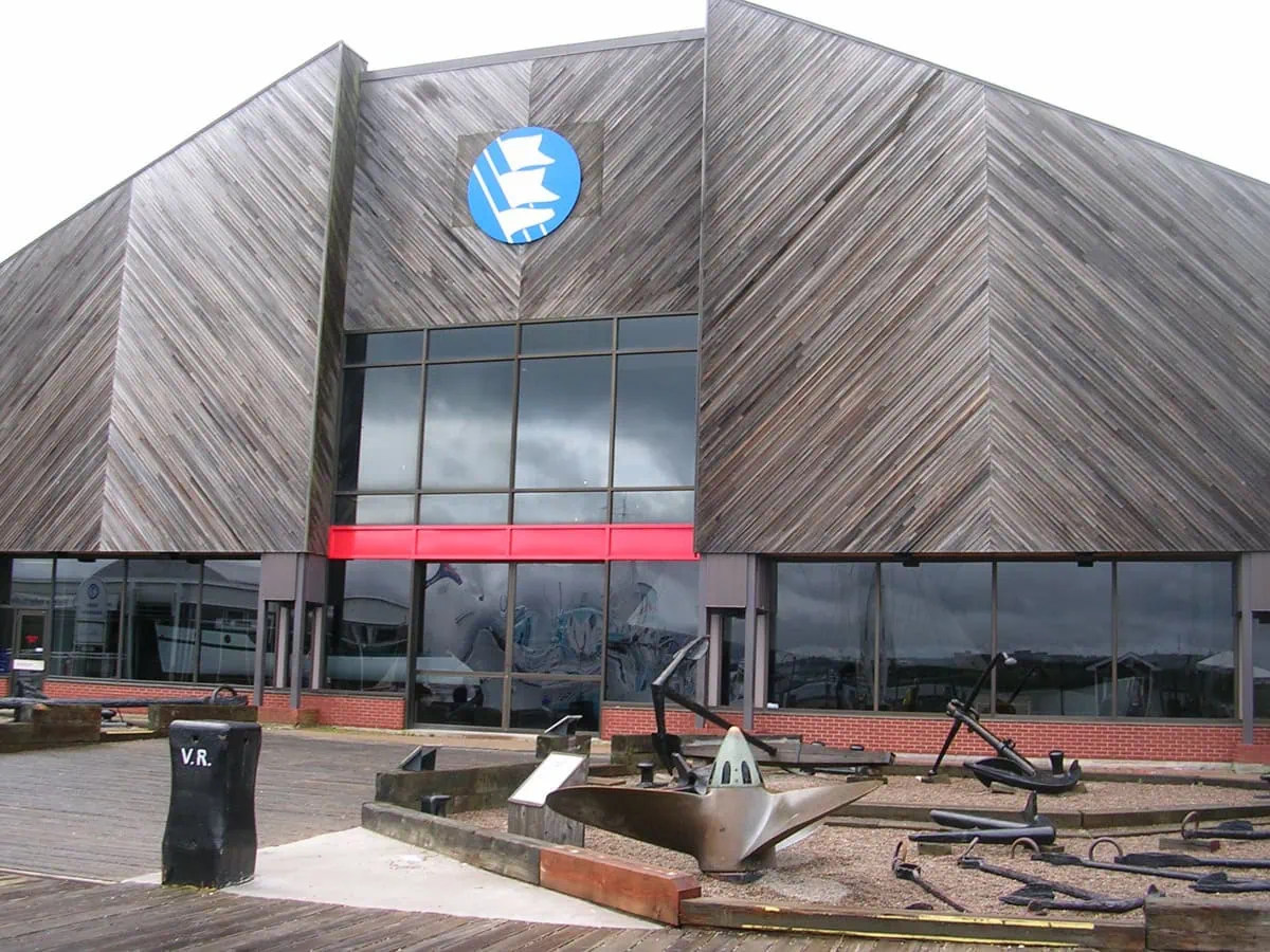 L'edificio del Maritime Museum of the Atlantic sul lungomare di Halifax