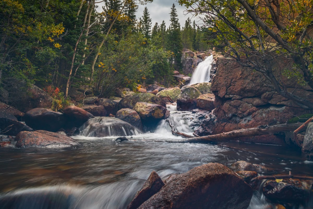 Rocky Mountain National Park, Colorado SUA: 15 sfaturi ce să vezi și să faci 6 Cascada Alberta Falls din Rocky Mountain National Park
